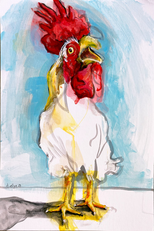 Cockadoodle painting thumbnail