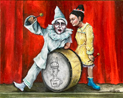 Backstage (The Creative Process) painting thumbnail