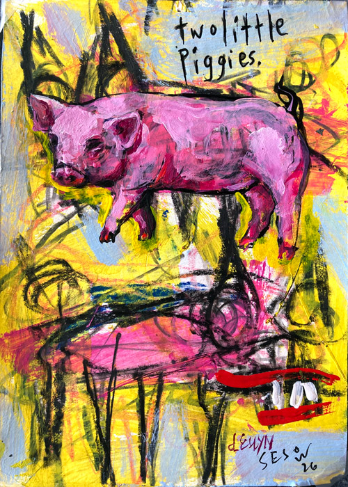 Little Piggies. Sesow & Ellyn collaboration