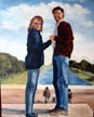 On The Mall by Dana Ellyn, 14 x 18 inches