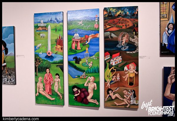 Paintings at the opening
