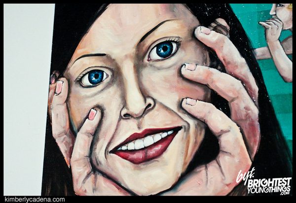 Detail of a painting