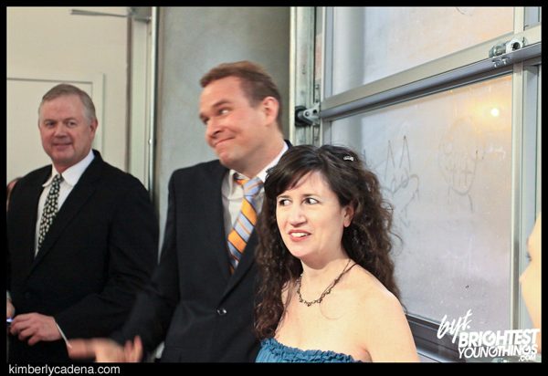 Dana and Matt at the ceremony