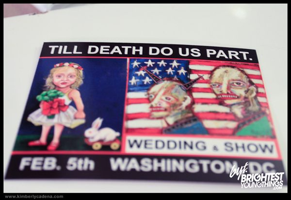 The Till Death Do Us Part wedding & show poster