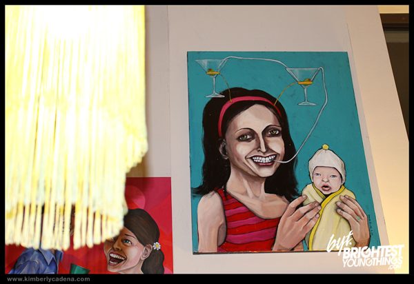 A painting in the studio