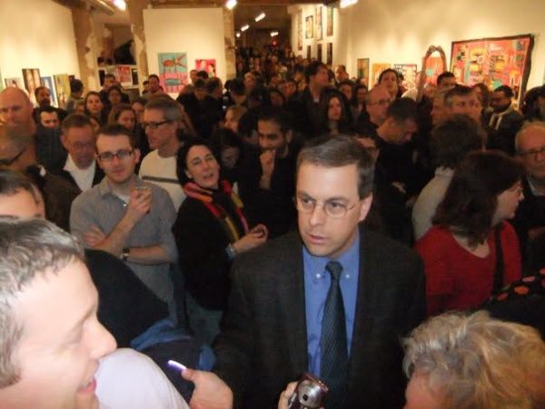 Dana Ellyn and Matt Sesow's wedding at Long View Gallery, 2010: The crowd