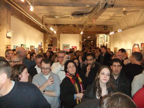 Dana Ellyn and Matt Sesow's wedding at Long View Gallery, 2010: The crowd