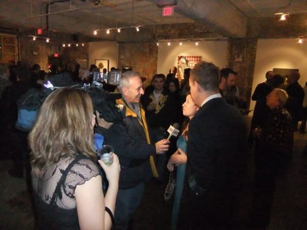 Dana Ellyn and Matt Sesow's wedding at Long View Gallery, 2010: The opening
