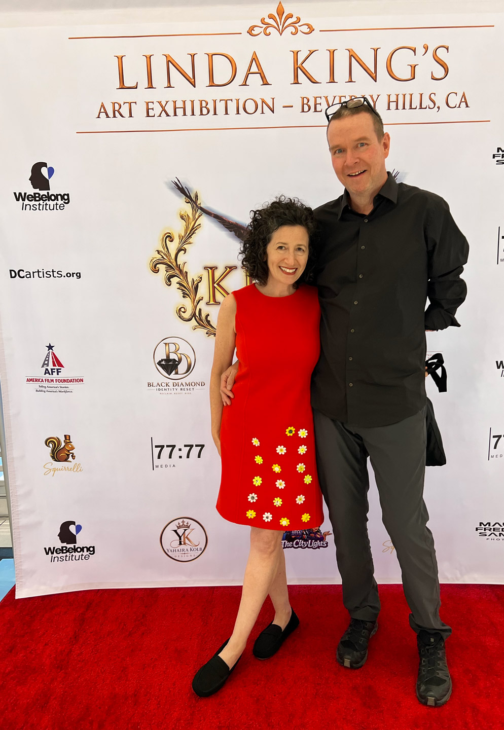 Red carpet photo of Dana Ellyn and Matt Sesow from Bukowski event