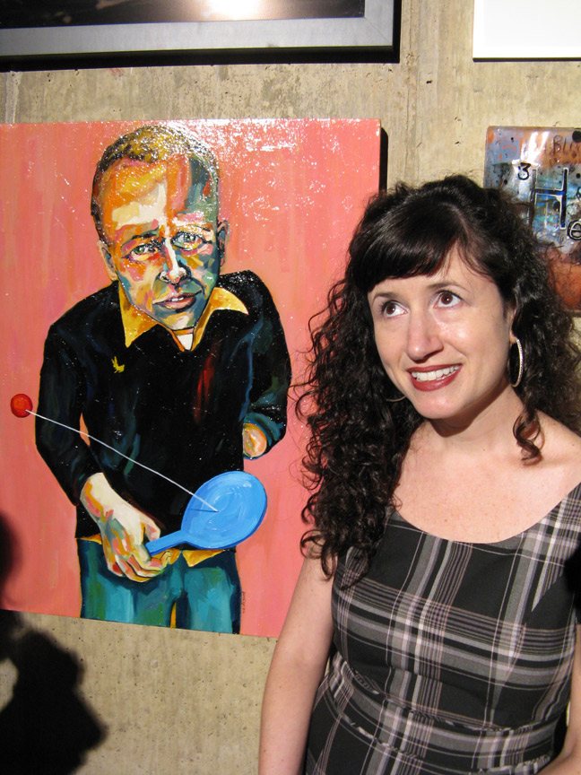 With Paddle Boy, 5th annual Transformer auction, Halcyon House, 2008