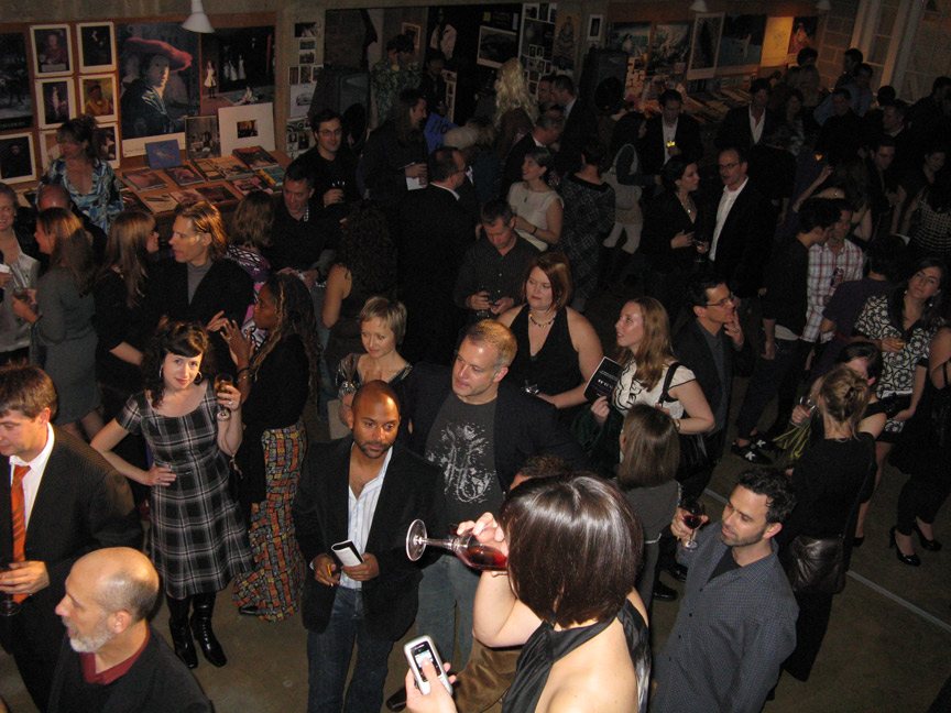 The crowd at Halcyon House, 5th annual Transformer auction, Halcyon House, 2008
