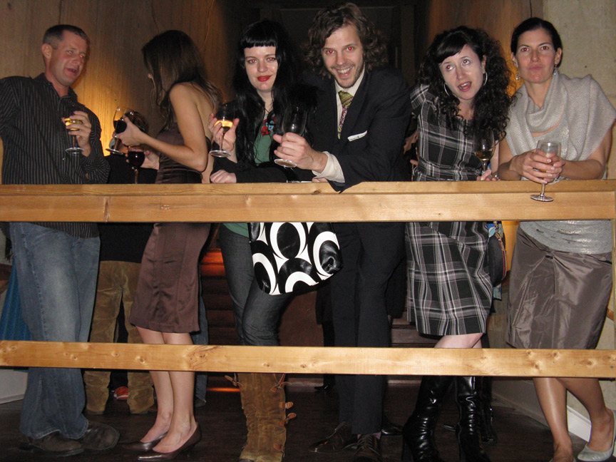 At the party, 5th annual Transformer auction, Halcyon House, 2008