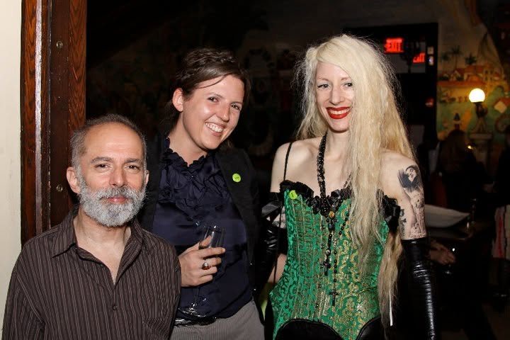 At the party, 7th annual Transformer auction, Mexican Cultural Institute, 2010