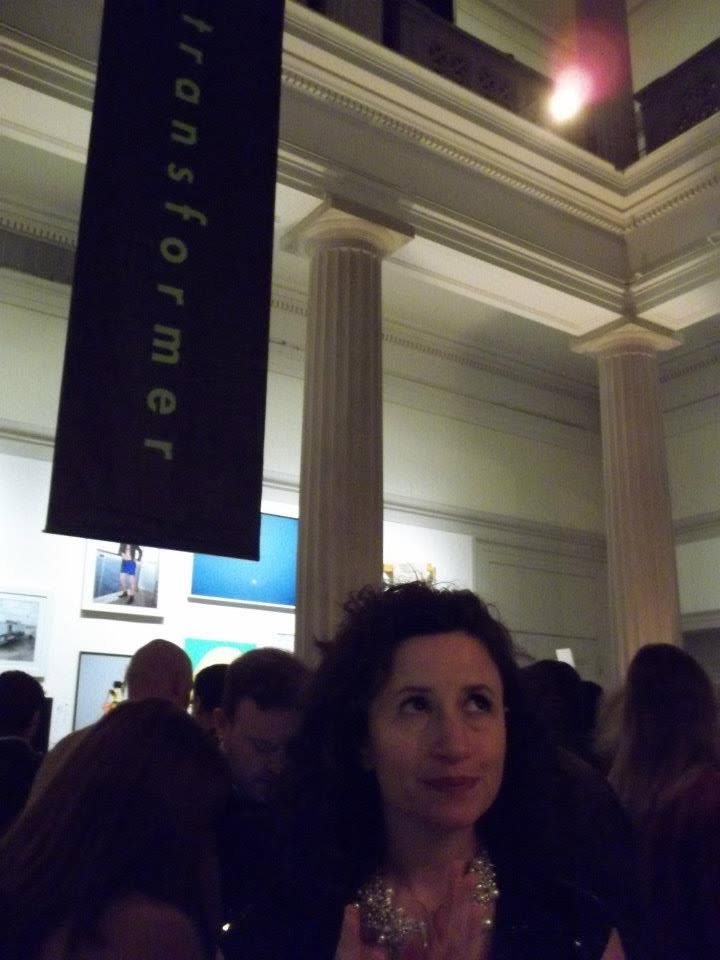 The Transformer banner in the Corcoran, 9th annual Transformer auction, Corcoran Gallery of Art, 2012