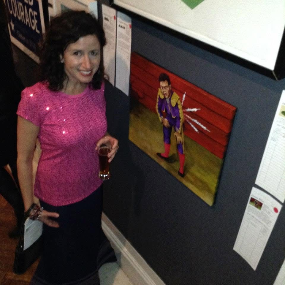 With The Matador, 10th annual Transformer auction, Corcoran Gallery of Art, 2013