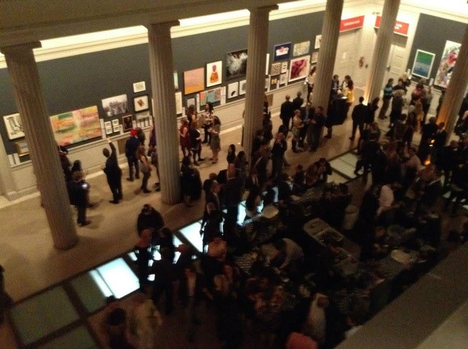 From the balcony, 10th annual Transformer auction, Corcoran Gallery of Art, 2013