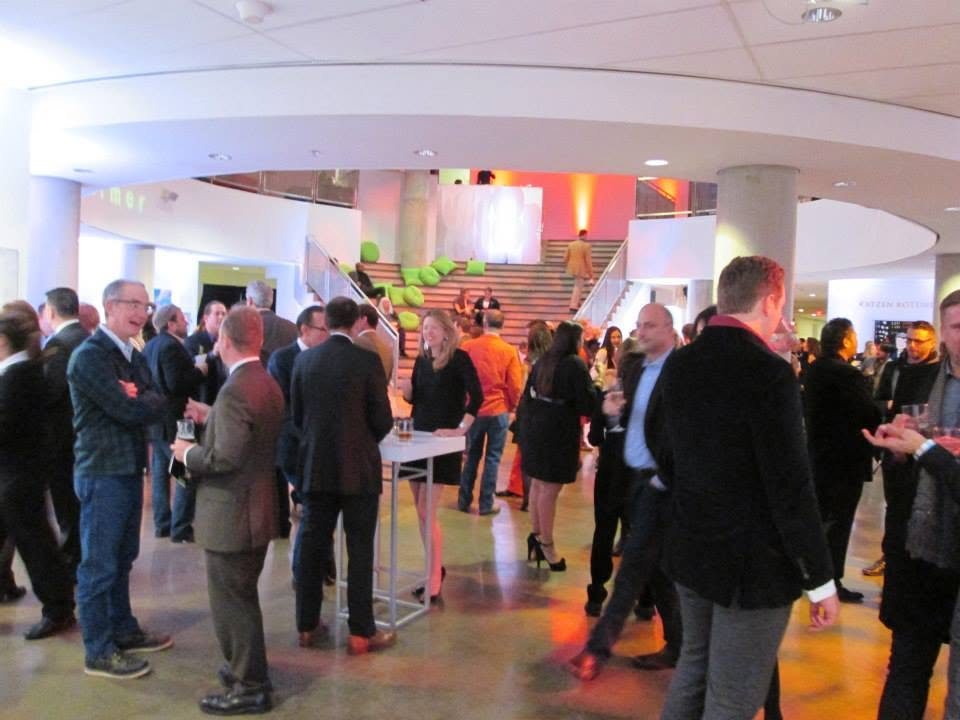 The crowd at the Katzen Arts Center, 11th annual Transformer auction, Katzen Arts Center, 2014
