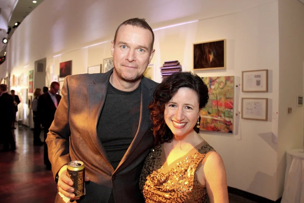 At the party, 12th annual Transformer auction, Katzen Arts Center, 2015