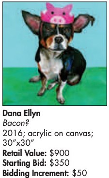 Dana Ellyn's entry for Bacon? in the 2016 Transformer auction catalog