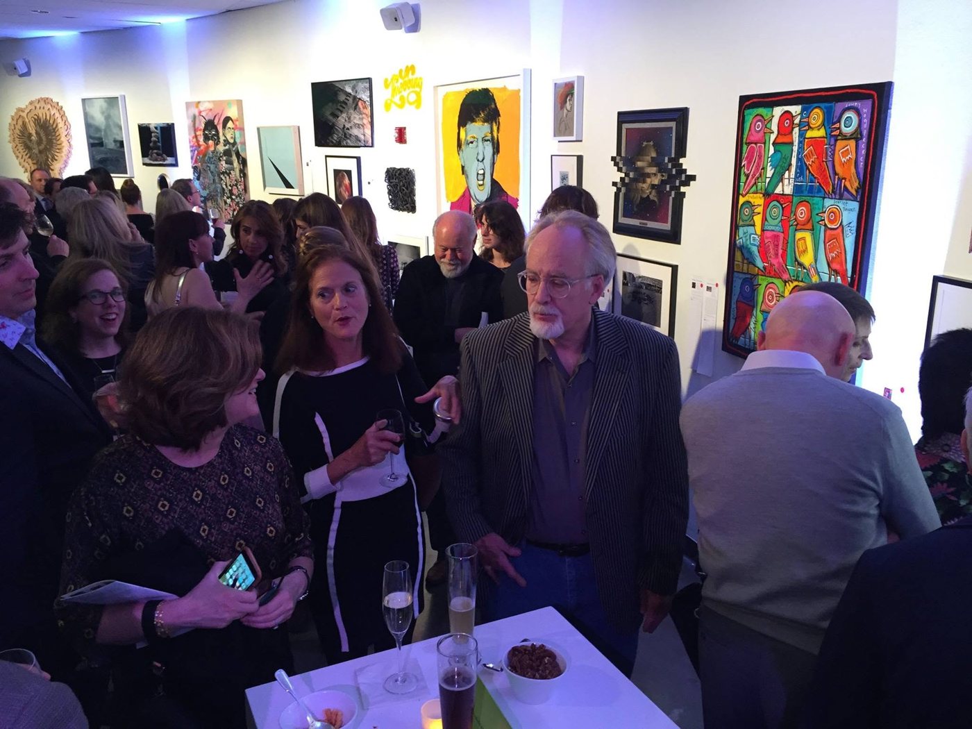 The crowd, 13th annual Transformer auction, Katzen Arts Center, 2016