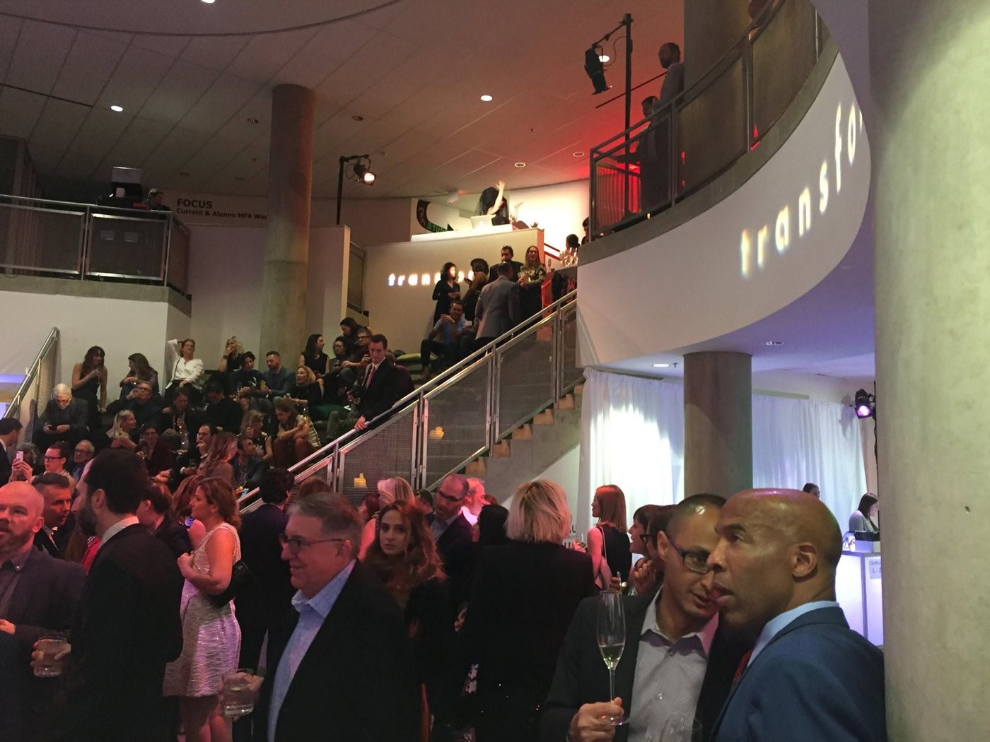 The Katzen rotunda, 13th annual Transformer auction, Katzen Arts Center, 2016