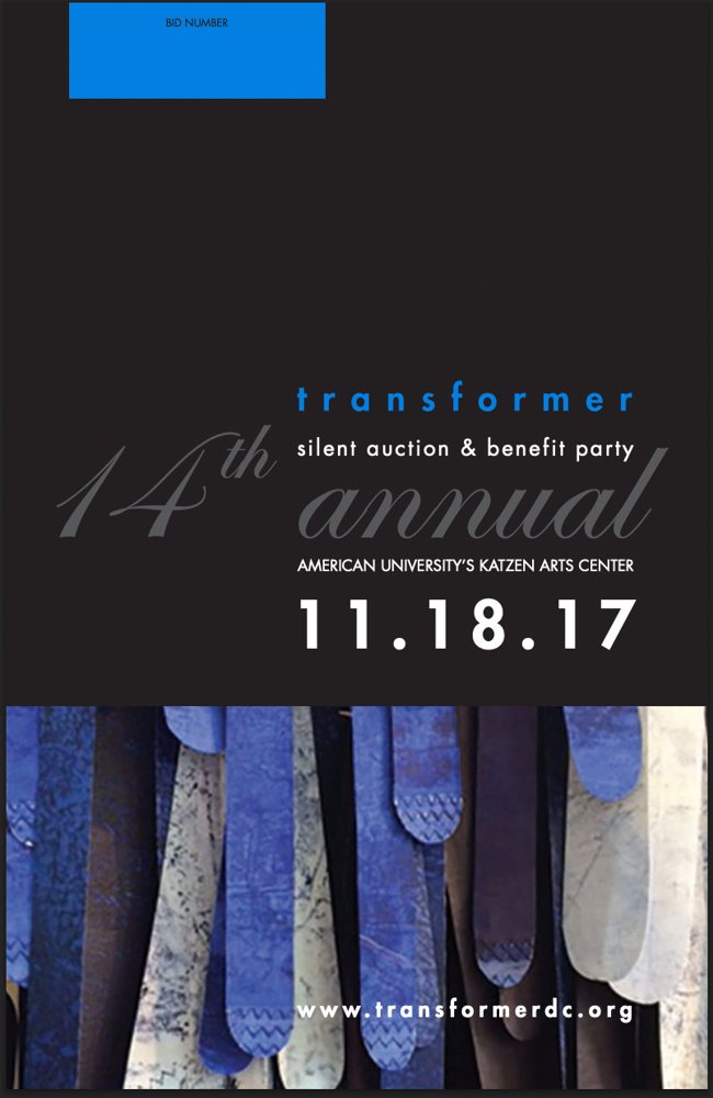 Cover of the 2017 Transformer Silent Auction & Benefit Party catalog, 14th annual