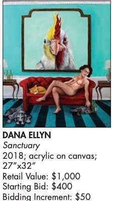Dana Ellyn's entry for Sanctuary in the 2018 Transformer auction catalog